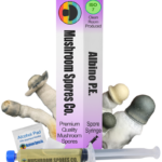 albino pe spore syringe